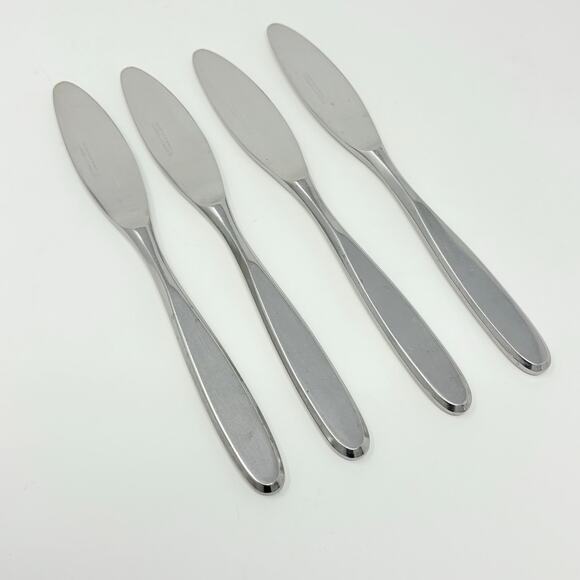 Set of 4 Knives Stanley Roberts CANEEL BAY Crown Stainless Flatware Japan - Picture 1 of 9